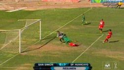 Torneo Clausura: Huancayo venció agónicamente 1-0 a San Simón