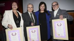 MIMP distinguió a actores de la película 'Viejos amigos'