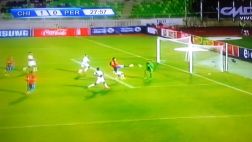 Así fue el primer gol de Chile ante Perú en Valparaíso