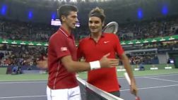 ¿Qué le dijo Djokovic a Federer al final del duelo en Shanghái?