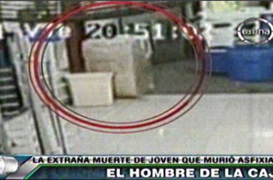 Difunden imágenes de asfixia de ladrón oculto en caja