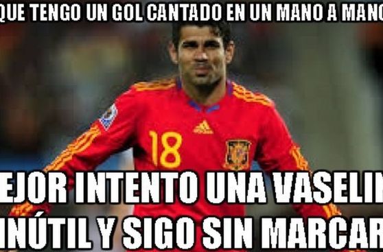 Diego Costa y los memes que generó por su primer gol con España