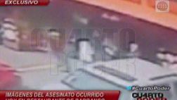 Crimen en Barranco: video muestra a sicarios matando a sujeto