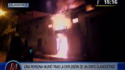 Cajamarca: un muerto dejó explosión de grifo instalado en casa