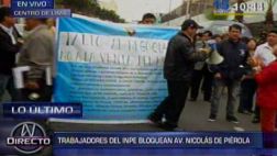 Trabajadores del INPE se oponen a venta de penal San Jorge