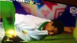 Boliviano anotó un gol a Chile en Coquimbo y celebró 'nadando'