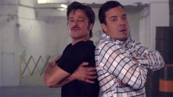 Brad Pitt tuvo batalla de breakdance contra Jimmy Fallon