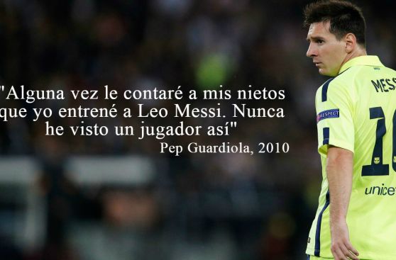 Lionel Messi en las mejores frases de los cracks del fútbol