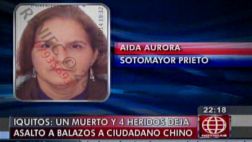 Iquitos: un muerto y 4 heridos en asalto a empresario chino