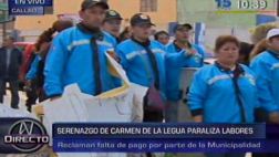 Carmen de la Legua: serenazgo acata huelga por falta de pagos
