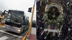 Buses de Metropolitano y Corredor azul desvían desde las 6 p.m.