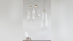 Decora con esta lámpara de vidrio que tiene forma de burbuja