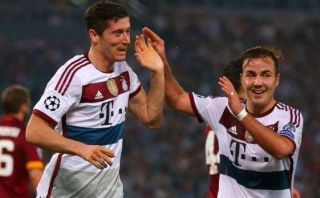 Mira los 5 goles que Bayern anotó a la Roma en el primer tiempo