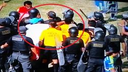 Repudiable: miembro de San Simón agredió al árbitro Romel López