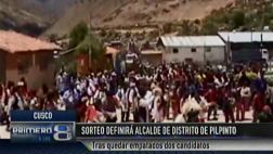 Paruro: un sorteo definirá al alcalde del distrito de Pillpinto