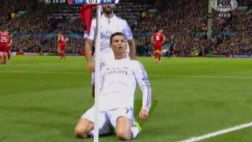 Golazo de Cristiano al Liverpool tras brillante pase de James