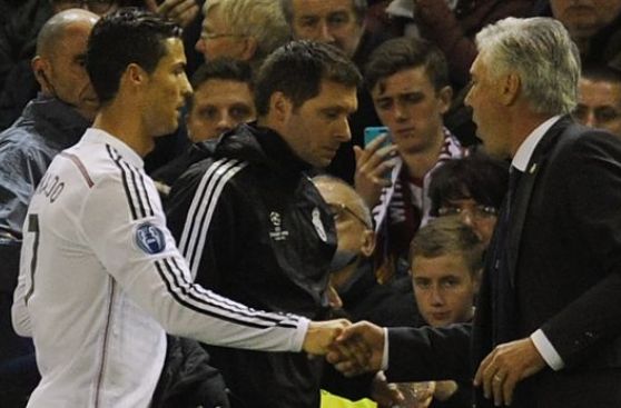 Ancelotti: "La mejor manera de sacar a CR7 es sin preguntar"