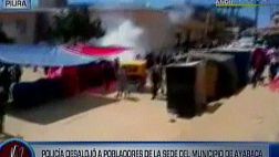 Ayabaca: 12 heridos dejó desalojo de manifestantes de municipio