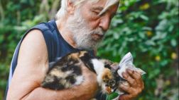 Recolectó 21 mil dólares en diez años y los donó a los gatos