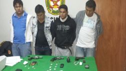 Talara: Capturan a 4 delincuentes con armas de guerra