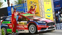 Fuchs acabó quinto en la WRC2 y fue premiado en el podio