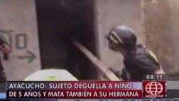 Sujeto asesinó a puñaladas a gestante y a niño de 5 años