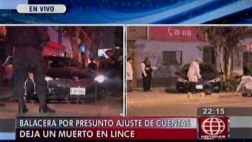 Lince: un muerto dejó enfrentamiento de policía y delincuentes