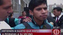Detienen a sujeto que mató a pedradas a su vecino en Jicamarca