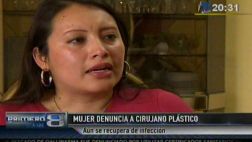 Mujer denunció a cirujano plástico por negligencia médica