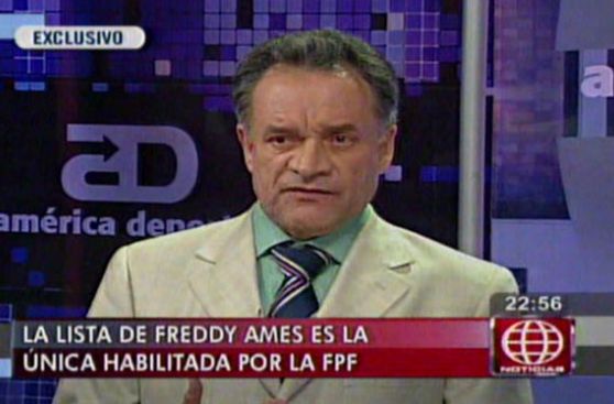 Freddy Ames sobre tacha a Burga: "Concluye una mala etapa"