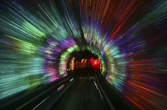 Curioso paseo: Este túnel es una popular atracción china