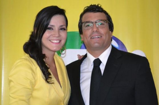 Marisel Linares y Christian Hudtwalcker en ATV noticias al día