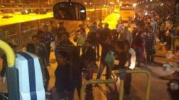 Metropolitano: estación Naranjal fue tomada por pasajeros