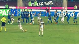 Pirlo es un maestro: mira su último golazo de tiro libre