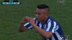 Christian Cueva abrió el marcador en Matute con un golazo