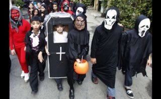 Halloween terminó en golpiza para un niño en Chile
