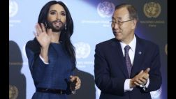 Ban Ki-moon y Conchita Wurst se unen contra la homofobia