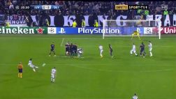 Juventus vs. Olympiacos: golazo de Pirlo de tiro libre