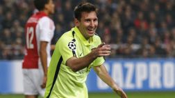 Barcelona vs. Ajax: Messi igualó récord de Raúl con un doblete
