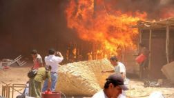 Cuatro niños quedaron con quemaduras tras incendiarse su casa