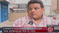 Asaltos a cambistas son recurrentes en bulevar de Pueblo Libre