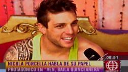 Nicola Porcella habla de su papel en "Ven, baila, quinceañera"