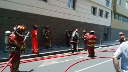 Amago de incendio se registró en sótano de Nicolás de Piérola
