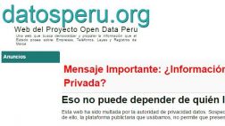 DatosPeru.org desaparecería de Internet tras multa de US$78 mil