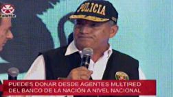 Teletón 2014: Daniel Urresti dio aporte de Interior y Policía