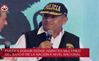 Teletón 2014: Daniel Urresti dio aporte de Interior y Policía