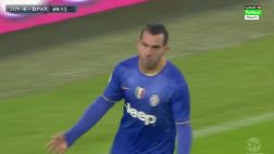 Juventus vs. Parma: Tevez anotó golazo con autopase incluido