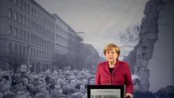 Merkel: “La caída del Muro de Berlín fue un golpe a la tiranía”