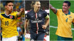 Premio Puskas: James y Zlatan entre los nominados a gol del año