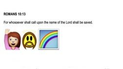 Pide US$25 mil para traducir la Biblia en emoticones